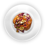 Baked Potatoes With Coleslaw & Cheese 