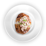 Baked Potatoes With Tuna Onion 